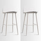 Scandinavian Style Acrylic Bar stool with Square Seat Counter Stool for Kitchen Bar White-Clear 2 Piece Set Bar Stool(30"H) Clearhalo 'Bar Furniture' 'Bar Stools' 'bar_stools' 'furn' 'furn_bar_stools' 'furniture_bar_stools' 'Kitchen & Dining Furniture' 'kitchen&dining_furn' 'kitchen' 'kitchen_furn' Furniture' 4329963