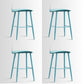 Scandinavian Style Acrylic Bar stool with Square Seat Counter Stool for Kitchen Bar Blue-Clear 4 Piece Set Counter Stool (24"H) Clearhalo 'Bar Furniture' 'Bar Stools' 'bar_stools' 'furn' 'furn_bar_stools' 'furniture_bar_stools' 'Kitchen & Dining Furniture' 'kitchen&dining_furn' 'kitchen' 'kitchen_furn' Furniture' 4329974