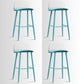 Scandinavian Style Acrylic Bar stool with Square Seat Counter Stool for Kitchen Bar Blue-Clear 4 Piece Set Bar Stool(30"H) Clearhalo 'Bar Furniture' 'Bar Stools' 'bar_stools' 'furn' 'furn_bar_stools' 'furniture_bar_stools' 'Kitchen & Dining Furniture' 'kitchen&dining_furn' 'kitchen' 'kitchen_furn' Furniture' 4329984