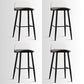 Scandinavian Style Acrylic Bar stool with Square Seat Counter Stool for Kitchen Bar Black Clear 4 Piece Set Bar Stool(30"H) Clearhalo 'Bar Furniture' 'Bar Stools' 'bar_stools' 'furn' 'furn_bar_stools' 'furniture_bar_stools' 'Kitchen & Dining Furniture' 'kitchen&dining_furn' 'kitchen' 'kitchen_furn' Furniture' 4329986