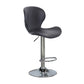 Nordic Indoor Barstool Metal Adjustable Swivel Tall Stool with Upholstered Clearhalo 'Bar Furniture' 'Bar Stools' 'bar_stools' 'furn' 'furn_bar_stools' 'furniture_bar_stools' 'Kitchen & Dining Furniture' 'kitchen&dining_furn' 'kitchen' 'kitchen_furn' Furniture' 4330004