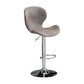 Nordic Indoor Barstool Metal Adjustable Swivel Tall Stool with Upholstered Khaki 1 Piece Clearhalo 'Bar Furniture' 'Bar Stools' 'bar_stools' 'furn' 'furn_bar_stools' 'furniture_bar_stools' 'Kitchen & Dining Furniture' 'kitchen&dining_furn' 'kitchen' 'kitchen_furn' Furniture' 4330012