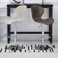 Nordic Indoor Barstool Metal Adjustable Swivel Tall Stool with Upholstered Clearhalo 'Bar Furniture' 'Bar Stools' 'bar_stools' 'furn' 'furn_bar_stools' 'furniture_bar_stools' 'Kitchen & Dining Furniture' 'kitchen&dining_furn' 'kitchen' 'kitchen_furn' Furniture' 4330017