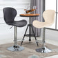 Nordic Indoor Barstool Metal Adjustable Swivel Tall Stool with Upholstered Clearhalo 'Bar Furniture' 'Bar Stools' 'bar_stools' 'furn' 'furn_bar_stools' 'furniture_bar_stools' 'Kitchen & Dining Furniture' 'kitchen&dining_furn' 'kitchen' 'kitchen_furn' Furniture' 4330024
