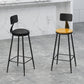 Nordic Iron Low Back Barstool Simple Indoor Tall Stool for Indoor Clearhalo 'Bar Furniture' 'Bar Stools' 'bar_stools' 'furn' 'furn_bar_stools' 'furniture_bar_stools' 'Kitchen & Dining Furniture' 'kitchen&dining_furn' 'kitchen' 'kitchen_furn' Furniture' 4330080