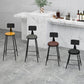 Nordic Iron Low Back Barstool Simple Indoor Tall Stool for Indoor Clearhalo 'Bar Furniture' 'Bar Stools' 'bar_stools' 'furn' 'furn_bar_stools' 'furniture_bar_stools' 'Kitchen & Dining Furniture' 'kitchen&dining_furn' 'kitchen' 'kitchen_furn' Furniture' 4330090