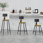 Nordic Iron Low Back Barstool Simple Indoor Tall Stool for Indoor Clearhalo 'Bar Furniture' 'Bar Stools' 'bar_stools' 'furn' 'furn_bar_stools' 'furniture_bar_stools' 'Kitchen & Dining Furniture' 'kitchen&dining_furn' 'kitchen' 'kitchen_furn' Furniture' 4330096