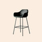 Nordic Iron Low Back Barstool Simple Indoor Tall Stool with Upholstered, 1 Piece Green Clearhalo 'Bar Furniture' 'Bar Stools' 'bar_stools' 'furn' 'furn_bar_stools' 'furniture_bar_stools' 'Kitchen & Dining Furniture' 'kitchen&dining_furn' 'kitchen' 'kitchen_furn' Furniture' 4330123