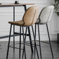 Industrial Leather Distressed Quilted Barstool Low Back Indoor Tall Stool Clearhalo 'Bar Furniture' 'Bar Stools' 'bar_stools' 'furn' 'furn_bar_stools' 'furniture_bar_stools' 'Kitchen & Dining Furniture' 'kitchen&dining_furn' 'kitchen' 'kitchen_furn' Furniture' 4330153