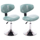 Scandinavian Adjustable Height Leather Counter Stools Swivel Silver Low Back Bar Stools Blue 2 Piece Set Clearhalo 'Bar Furniture' 'Bar Stools' 'bar_stools' 'furn' 'furn_bar_stools' 'furniture_bar_stools' 'Kitchen & Dining Furniture' 'kitchen&dining_furn' 'kitchen' 'kitchen_furn' Furniture' 4330234