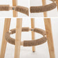 Scandinavian Natural Wood Counter Stools Low Back Bar Stools with Footrest Clearhalo 'Bar Furniture' 'Bar Stools' 'bar_stools' 'furn' 'furn_bar_stools' 'furniture_bar_stools' 'Kitchen & Dining Furniture' 'kitchen&dining_furn' 'kitchen' 'kitchen_furn' Furniture' 4330272