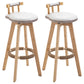 Scandinavian Natural Wood Counter Stools Low Back Bar Stools with Footrest White 2 Piece Set Clearhalo 'Bar Furniture' 'Bar Stools' 'bar_stools' 'furn' 'furn_bar_stools' 'furniture_bar_stools' 'Kitchen & Dining Furniture' 'kitchen&dining_furn' 'kitchen' 'kitchen_furn' Furniture' 4330280