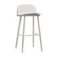 Scandinavian Style Bar-stool with Metal leg Square Seat Counter Stool for Kitchen Bar Clearhalo 'Bar Furniture' 'Bar Stools' 'bar_stools' 'furn' 'furn_bar_stools' 'furniture_bar_stools' 'Kitchen & Dining Furniture' 'kitchen&dining_furn' 'kitchen' 'kitchen_furn' Furniture' 4330387