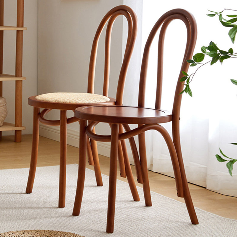 Modern Wood Dining Room Chair Armless Open Back Dining Side Chair for Home Use Clearhalo ' kitchen&dining_furn' 'Dining Chairs' 'Dining Tables & Seating' 'dining_chair' 'furn' 'furn_dining_chair' 'Furniture' 'furniture_dining_chair' 'Kitchen & Dining Furniture' 'kitchen' 4330609