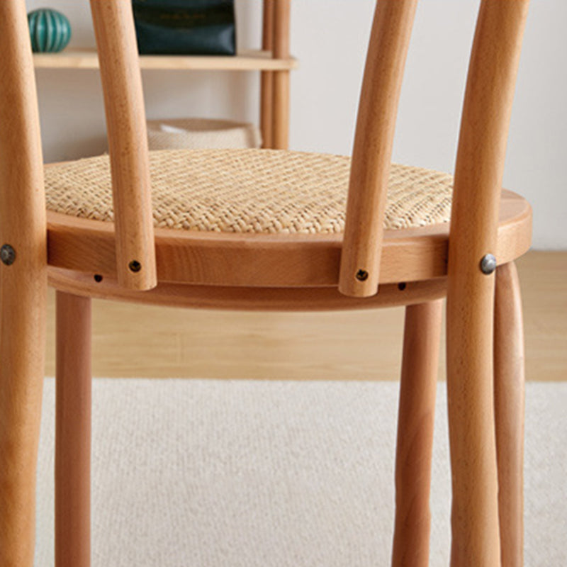 Modern Wood Dining Room Chair Armless Open Back Dining Side Chair for Home Use Clearhalo ' kitchen&dining_furn' 'Dining Chairs' 'Dining Tables & Seating' 'dining_chair' 'furn' 'furn_dining_chair' 'Furniture' 'furniture_dining_chair' 'Kitchen & Dining Furniture' 'kitchen' 4330623