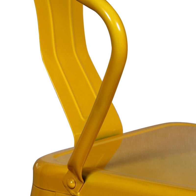 Industrial Metal Dining Room Chair Slat Back Side Chair for Restaurant Use Clearhalo ' kitchen&dining_furn' 'Dining Chairs' 'Dining Tables & Seating' 'dining_chair' 'furn' 'furn_dining_chair' 'Furniture' 'furniture_dining_chair' 'Kitchen & Dining Furniture' 'kitchen' 4330652