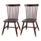 Contemporary Wood Restaurant Side Chair Windsor Back Dining Chair Gold-Brown 2 Piece Set Clearhalo ' kitchen&dining_furn' 'Dining Chairs' 'Dining Tables & Seating' 'dining_chair' 'furn' 'furn_dining_chair' 'Furniture' 'furniture_dining_chair' 'Kitchen & Dining Furniture' 'kitchen' 4330702