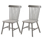 Contemporary Wood Restaurant Side Chair Windsor Back Dining Chair Grey 2 Piece Set Clearhalo ' kitchen&dining_furn' 'Dining Chairs' 'Dining Tables & Seating' 'dining_chair' 'furn' 'furn_dining_chair' 'Furniture' 'furniture_dining_chair' 'Kitchen & Dining Furniture' 'kitchen' 4330712