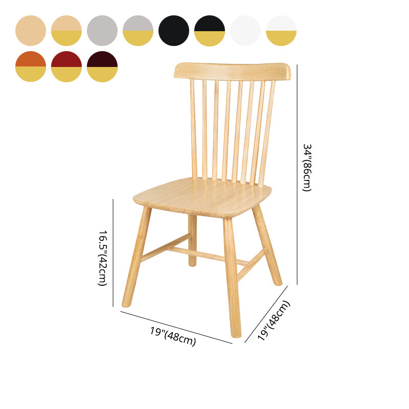 Contemporary Wood Restaurant Side Chair Windsor Back Dining Chair Clearhalo ' kitchen&dining_furn' 'Dining Chairs' 'Dining Tables & Seating' 'dining_chair' 'furn' 'furn_dining_chair' 'Furniture' 'furniture_dining_chair' 'Kitchen & Dining Furniture' 'kitchen' 4330714