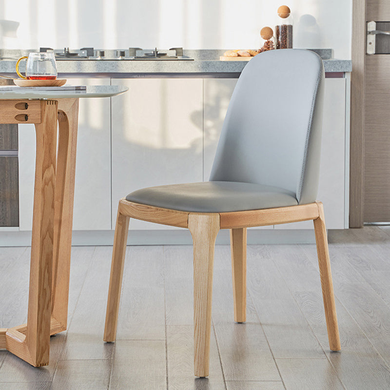 Modern Wood Dining Room Chair Upholstered Armless Dining Chairs for Home Use Clearhalo ' kitchen&dining_furn' 'Dining Chairs' 'Dining Tables & Seating' 'dining_chair' 'furn' 'furn_dining_chair' 'Furniture' 'furniture_dining_chair' 'Kitchen & Dining Furniture' 'kitchen' 4330784