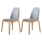 Modern Wood Dining Room Chair Upholstered Armless Dining Chairs for Home Use Grey 2 Piece Set Clearhalo ' kitchen&dining_furn' 'Dining Chairs' 'Dining Tables & Seating' 'dining_chair' 'furn' 'furn_dining_chair' 'Furniture' 'furniture_dining_chair' 'Kitchen & Dining Furniture' 'kitchen' 4330786