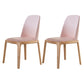 Modern Wood Dining Room Chair Upholstered Armless Dining Chairs for Home Use Pink 2 Piece Set Clearhalo ' kitchen&dining_furn' 'Dining Chairs' 'Dining Tables & Seating' 'dining_chair' 'furn' 'furn_dining_chair' 'Furniture' 'furniture_dining_chair' 'Kitchen & Dining Furniture' 'kitchen' 4330792