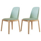 Modern Wood Dining Room Chair Upholstered Armless Dining Chairs for Home Use Light Green 2 Piece Set Clearhalo ' kitchen&dining_furn' 'Dining Chairs' 'Dining Tables & Seating' 'dining_chair' 'furn' 'furn_dining_chair' 'Furniture' 'furniture_dining_chair' 'Kitchen & Dining Furniture' 'kitchen' 4330798