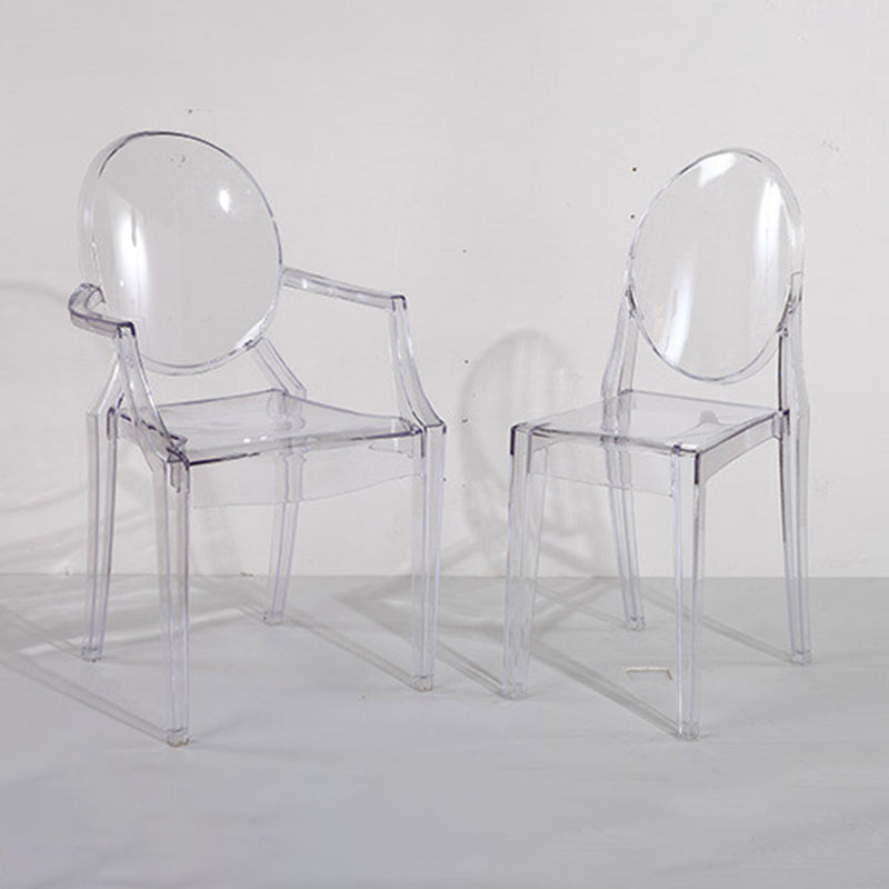 Nordic Style Plastic Dining Room Chair Stacking Dining Arm Chair for Restaurant Use Clearhalo ' kitchen&dining_furn' 'Dining Chairs' 'Dining Tables & Seating' 'dining_chair' 'furn' 'furn_dining_chair' 'Furniture' 'furniture_dining_chair' 'Kitchen & Dining Furniture' 'kitchen' 4330808