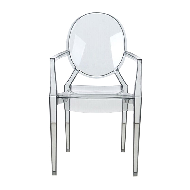 Nordic Style Plastic Dining Room Chair Stacking Dining Arm Chair for Restaurant Use Clearhalo ' kitchen&dining_furn' 'Dining Chairs' 'Dining Tables & Seating' 'dining_chair' 'furn' 'furn_dining_chair' 'Furniture' 'furniture_dining_chair' 'Kitchen & Dining Furniture' 'kitchen' 4330810