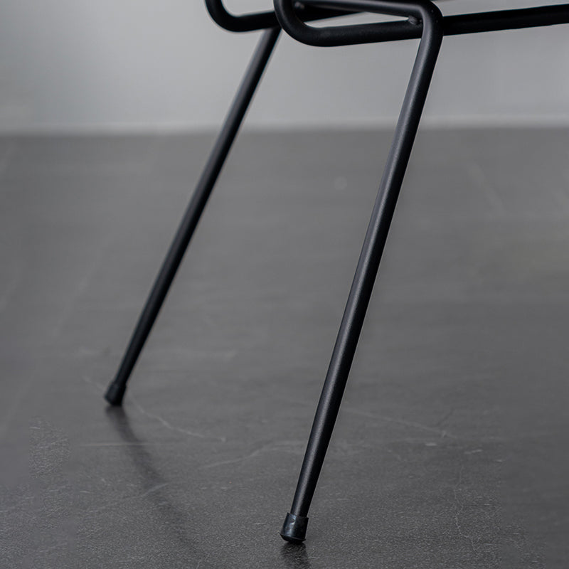 Contemporary Style Dining Chairs Armless Kitchen Side Chair with Metal Legs Clearhalo ' kitchen&dining_furn' 'Dining Chairs' 'Dining Tables & Seating' 'dining_chair' 'furn' 'furn_dining_chair' 'Furniture' 'furniture_dining_chair' 'Kitchen & Dining Furniture' 'kitchen' 4330838