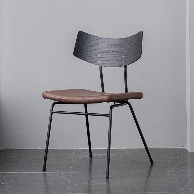 Contemporary Style Dining Chairs Armless Kitchen Side Chair with Metal Legs Green 1 Piece Clearhalo ' kitchen&dining_furn' 'Dining Chairs' 'Dining Tables & Seating' 'dining_chair' 'furn' 'furn_dining_chair' 'Furniture' 'furniture_dining_chair' 'Kitchen & Dining Furniture' 'kitchen' 4330858