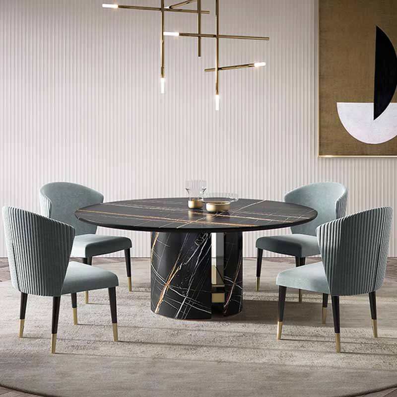 Indoor Scandinavian Side Chair Wood Upholstered Wingback Dining Room Chair Clearhalo ' kitchen&dining_furn' 'Dining Chairs' 'Dining Tables & Seating' 'dining_chair' 'furn' 'furn_dining_chair' 'Furniture' 'furniture_dining_chair' 'Kitchen & Dining Furniture' 'kitchen' 4330870