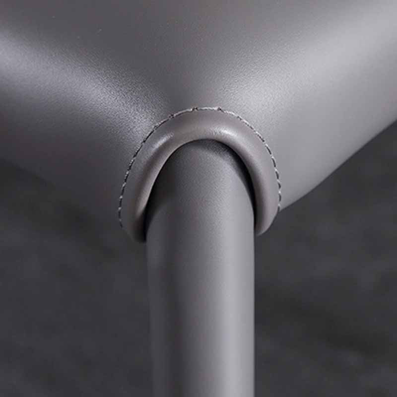 Modern Style Home Side Chair Wingback Leather Upholstered Dining Room Chair Clearhalo ' kitchen&dining_furn' 'Dining Chairs' 'Dining Tables & Seating' 'dining_chair' 'furn' 'furn_dining_chair' 'Furniture' 'furniture_dining_chair' 'Kitchen & Dining Furniture' 'kitchen' 4330891