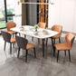 Contemporary Restaurant Wingback Side Chair Leather Dining Chairs with Black Legs Clearhalo ' kitchen&dining_furn' 'Dining Chairs' 'Dining Tables & Seating' 'dining_chair' 'furn' 'furn_dining_chair' 'Furniture' 'furniture_dining_chair' 'Kitchen & Dining Furniture' 'kitchen' 4330964