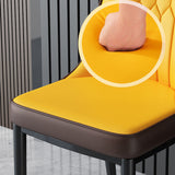 Nordic Style Kitchen Metal Dining Chair Dining Parsons Armless Side Chairs Clearhalo ' kitchen&dining_furn' 'Dining Chairs' 'Dining Tables & Seating' 'dining_chair' 'furn' 'furn_dining_chair' 'Furniture' 'furniture_dining_chair' 'Kitchen & Dining Furniture' 'kitchen' 4330997