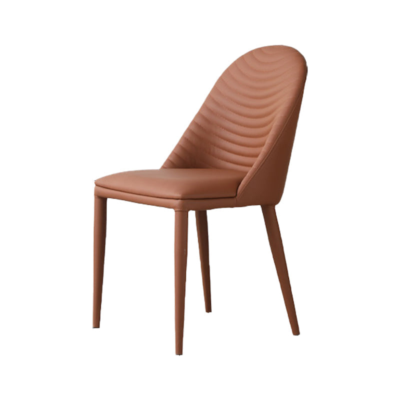 Modern Style Dining Chairs Kitchen Armless Side Chairs with Metal Legs Clearhalo ' kitchen&dining_furn' 'Dining Chairs' 'Dining Tables & Seating' 'dining_chair' 'furn' 'furn_dining_chair' 'Furniture' 'furniture_dining_chair' 'Kitchen & Dining Furniture' 'kitchen' 4331039