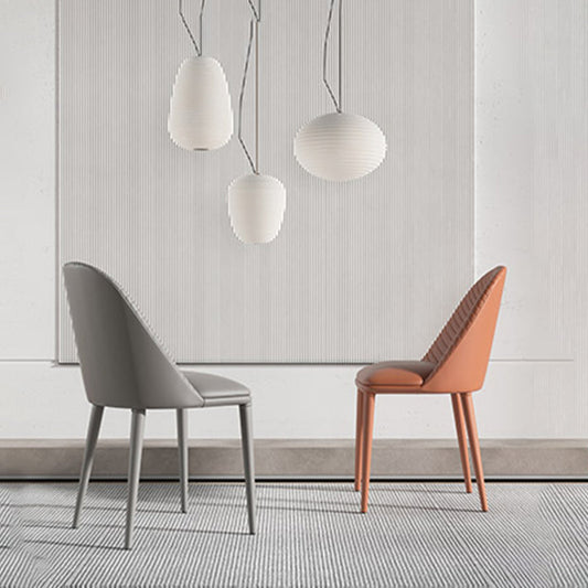 Modern Style Dining Chairs Kitchen Armless Side Chairs with Metal Legs Clearhalo ' kitchen&dining_furn' 'Dining Chairs' 'Dining Tables & Seating' 'dining_chair' 'furn' 'furn_dining_chair' 'Furniture' 'furniture_dining_chair' 'Kitchen & Dining Furniture' 'kitchen' 4331049