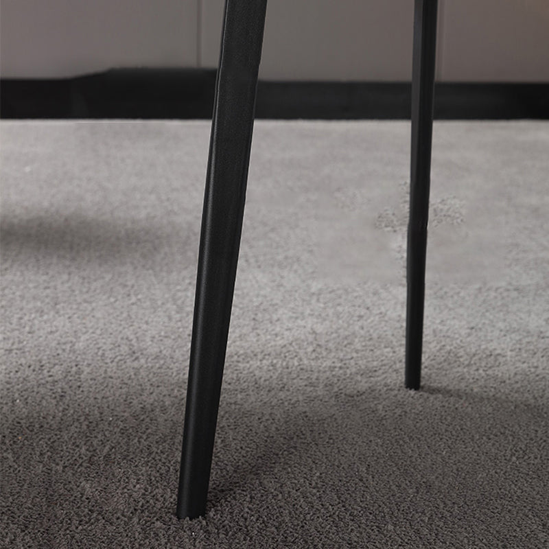 Modern Style Dining Chairs Armless Side Chairs with Metal Legs for Kitchen Clearhalo ' kitchen&dining_furn' 'Dining Chairs' 'Dining Tables & Seating' 'dining_chair' 'furn' 'furn_dining_chair' 'Furniture' 'furniture_dining_chair' 'Kitchen & Dining Furniture' 'kitchen' 4331095