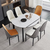 Contemporary Style Dining Chairs Metal Armless Side Parsons Chair for Kitchen Clearhalo ' kitchen&dining_furn' 'Dining Chairs' 'Dining Tables & Seating' 'dining_chair' 'furn' 'furn_dining_chair' 'Furniture' 'furniture_dining_chair' 'Kitchen & Dining Furniture' 'kitchen' 4331100