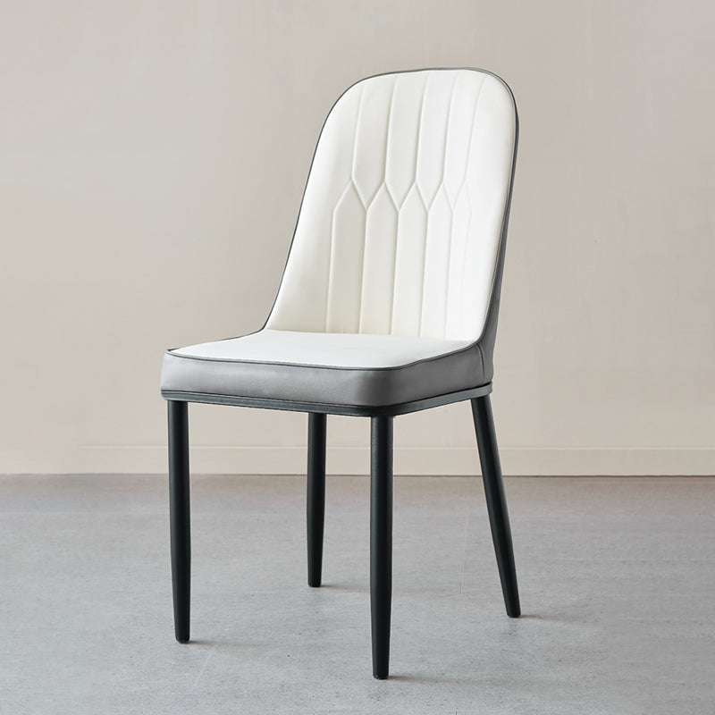 Contemporary Style Dining Chairs Metal Armless Side Parsons Chair for Kitchen Clearhalo ' kitchen&dining_furn' 'Dining Chairs' 'Dining Tables & Seating' 'dining_chair' 'furn' 'furn_dining_chair' 'Furniture' 'furniture_dining_chair' 'Kitchen & Dining Furniture' 'kitchen' 4331104