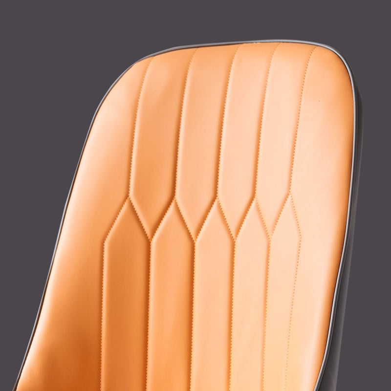 Contemporary Style Dining Chairs Metal Armless Side Parsons Chair for Kitchen Clearhalo ' kitchen&dining_furn' 'Dining Chairs' 'Dining Tables & Seating' 'dining_chair' 'furn' 'furn_dining_chair' 'Furniture' 'furniture_dining_chair' 'Kitchen & Dining Furniture' 'kitchen' 4331109