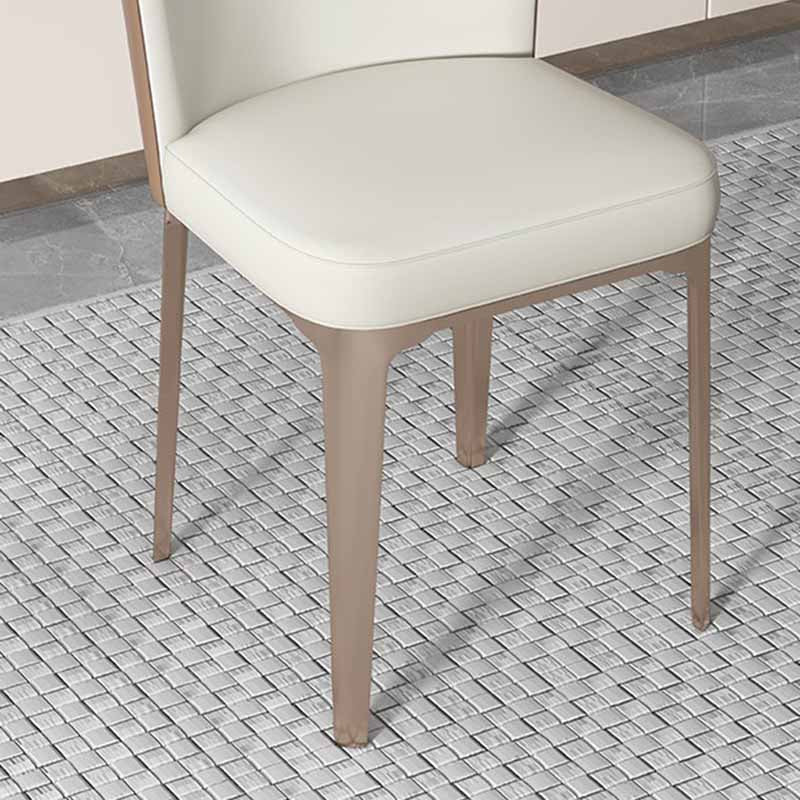 Contemporary Style Dining Chairs Metal Armless Side Parsons Chairs for Kitchen Clearhalo ' kitchen&dining_furn' 'Dining Chairs' 'Dining Tables & Seating' 'dining_chair' 'furn' 'furn_dining_chair' 'Furniture' 'furniture_dining_chair' 'Kitchen & Dining Furniture' 'kitchen' 4331134