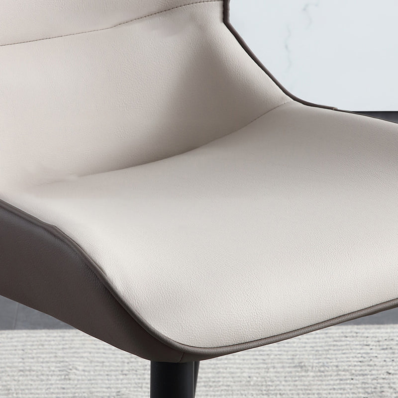 Indoor Industrial Arm Chair Metal Wingback Upholstered Dining Room Chair Clearhalo ' kitchen&dining_furn' 'Dining Chairs' 'Dining Tables & Seating' 'dining_chair' 'furn' 'furn_dining_chair' 'Furniture' 'furniture_dining_chair' 'Kitchen & Dining Furniture' 'kitchen' 4331164