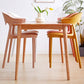 Contemporary Plastic Dining Armless Chairs Stackable Open Back Dining Side Chair Clearhalo ' kitchen&dining_furn' 'Dining Chairs' 'Dining Tables & Seating' 'dining_chair' 'furn' 'furn_dining_chair' 'Furniture' 'furniture_dining_chair' 'Kitchen & Dining Furniture' 'kitchen' 4331224