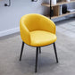 Scandinavian Style Upholstered Armless Dining Chairs Solid Back Chair for Home Yellow 1 Piece Black Clearhalo ' kitchen&dining_furn' 'Dining Chairs' 'Dining Tables & Seating' 'dining_chair' 'furn' 'furn_dining_chair' 'Furniture' 'furniture_dining_chair' 'Kitchen & Dining Furniture' 'kitchen' 4331348