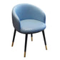 Scandinavian Style Upholstered Armless Dining Chairs Solid Back Chair for Home Sky Blue 1 Piece Brass Gold Clearhalo ' kitchen&dining_furn' 'Dining Chairs' 'Dining Tables & Seating' 'dining_chair' 'furn' 'furn_dining_chair' 'Furniture' 'furniture_dining_chair' 'Kitchen & Dining Furniture' 'kitchen' 4331357