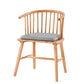 Wood Scandinavian Style Dining Chair Dining Room Windsor Back Arm Chair Light Gray 1 Piece Natural Wood Clearhalo ' kitchen&dining_furn' 'Dining Chairs' 'Dining Tables & Seating' 'dining_chair' 'furn' 'furn_dining_chair' 'Furniture' 'furniture_dining_chair' 'Kitchen & Dining Furniture' 'kitchen' 4331392