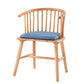 Wood Scandinavian Style Dining Chair Dining Room Windsor Back Arm Chair Blue 1 Piece Natural Wood Clearhalo ' kitchen&dining_furn' 'Dining Chairs' 'Dining Tables & Seating' 'dining_chair' 'furn' 'furn_dining_chair' 'Furniture' 'furniture_dining_chair' 'Kitchen & Dining Furniture' 'kitchen' 4331395