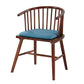Wood Scandinavian Style Dining Chair Dining Room Windsor Back Arm Chair Blue 1 Piece Walnut Clearhalo ' kitchen&dining_furn' 'Dining Chairs' 'Dining Tables & Seating' 'dining_chair' 'furn' 'furn_dining_chair' 'Furniture' 'furniture_dining_chair' 'Kitchen & Dining Furniture' 'kitchen' 4331397