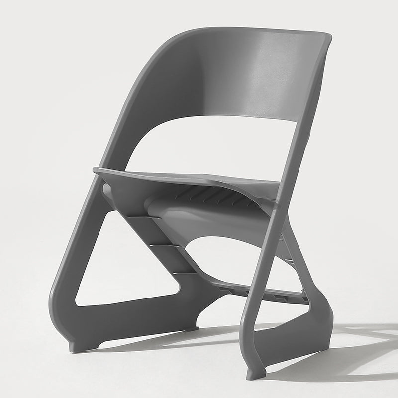 Modern Plastic Dining Room Chair Open Back Dining Side Chair for Restaurant Use Grey 1 Piece Clearhalo ' kitchen&dining_furn' 'Dining Chairs' 'Dining Tables & Seating' 'dining_chair' 'furn' 'furn_dining_chair' 'Furniture' 'furniture_dining_chair' 'Kitchen & Dining Furniture' 'kitchen' 4331422